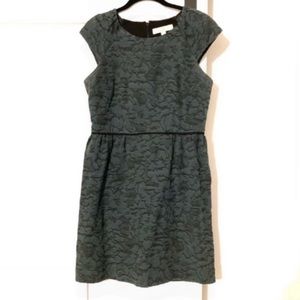 Loft sz 6 jacquard dress EUC